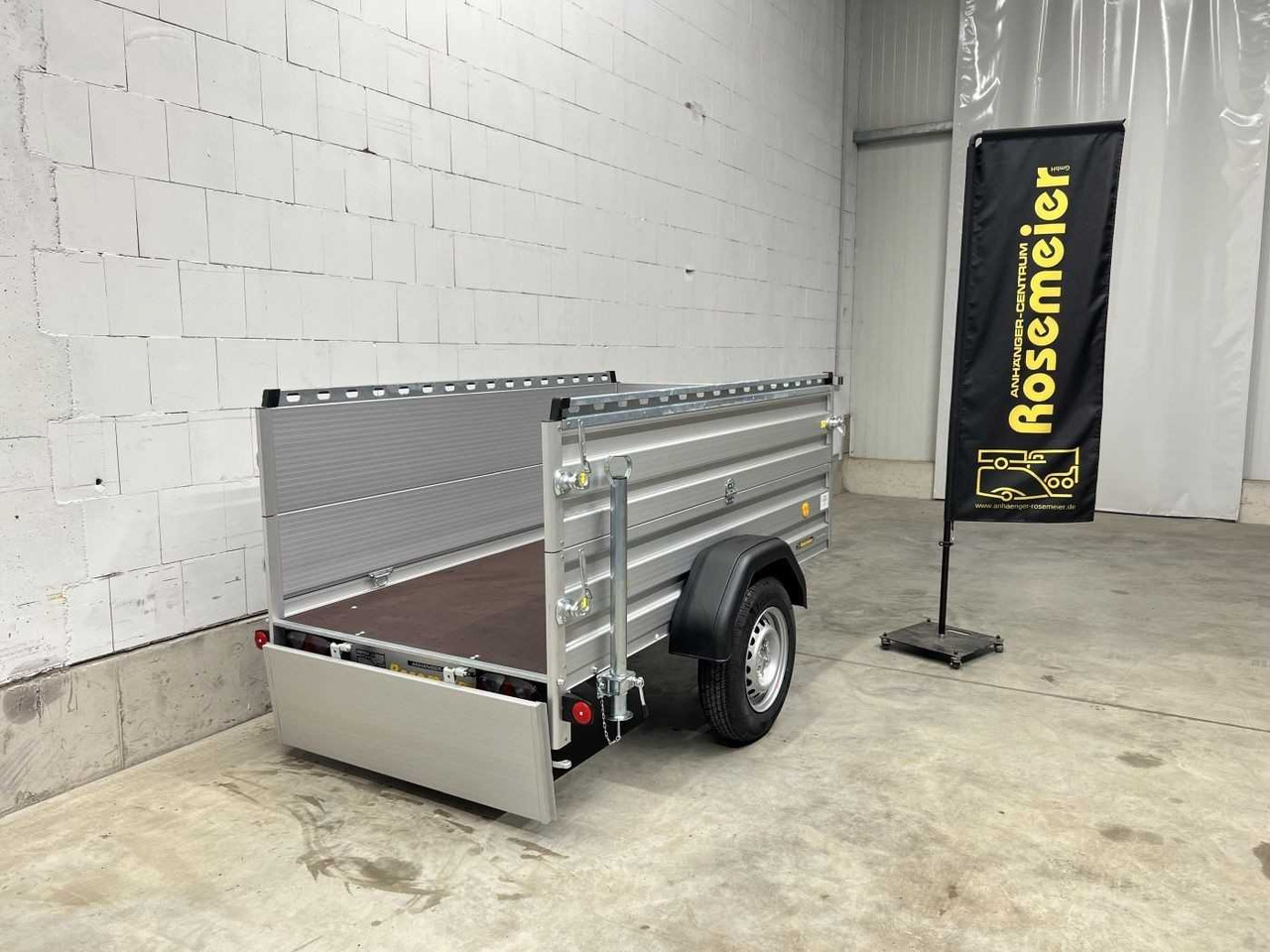 New Car trailer BOECKMANN TL-AL 2111/75 BW-Aufsatz+Stütz Kastenanhänger un: picture 7