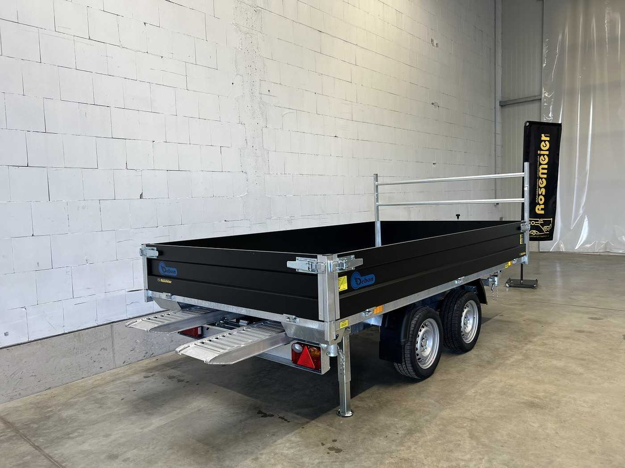 New Tipper trailer CHEVAL LIBERTE DEBON PW3.3E Black Rampen Dreiseitenkipper: picture 27