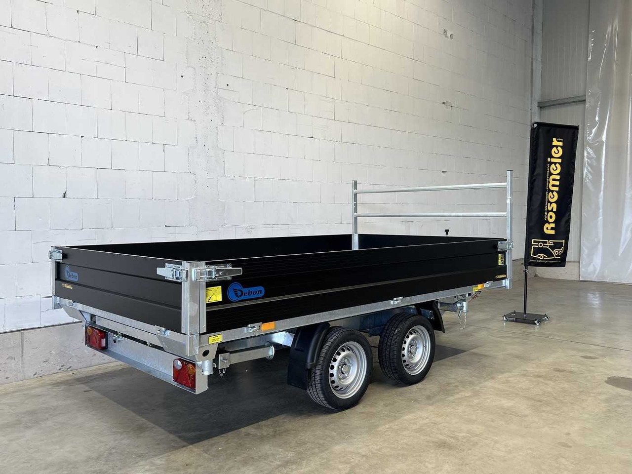 New Tipper trailer CHEVAL LIBERTE DEBON PW3.3E Black Rampen Dreiseitenkipper: picture 11