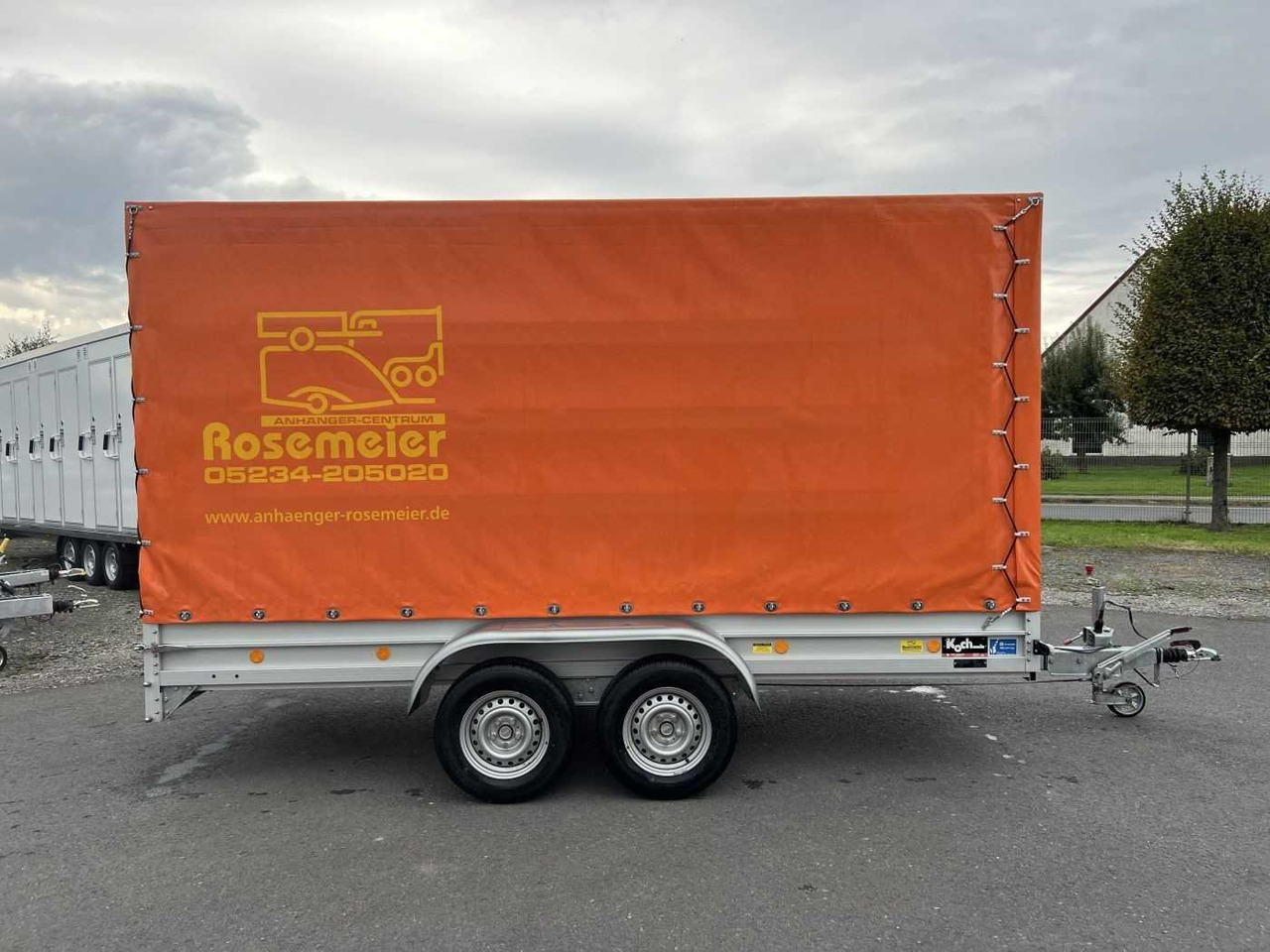 KOCH 150.400.26 Plane Kastenanhänger gebremst - Curtainsider trailer: picture 1 KOCH 150.400.26 Plane Kastenanhänger gebremst - Curtainsider trailer: picture 1