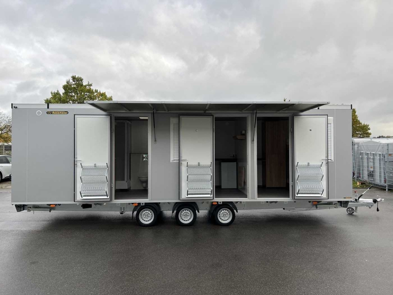 ROSEMEIER VE Mobi 8344-SP1 Tridem Mannschaftswagen - Construction container, Trailer: picture 1 ROSEMEIER VE Mobi 8344-SP1 Tridem Mannschaftswagen - Construction container, Trailer: picture 1