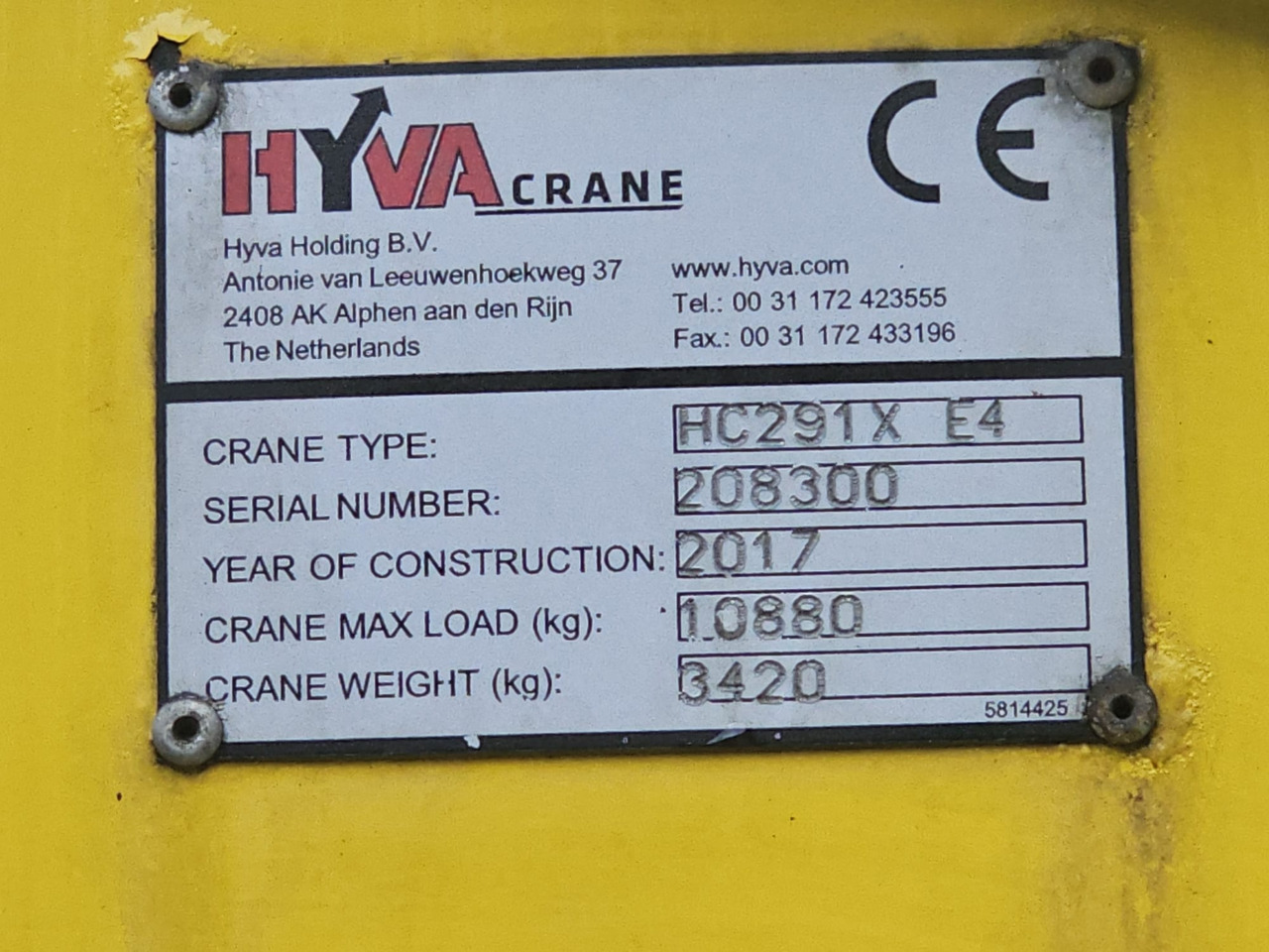 Container transporter/ Swap body truck, Crane truck Iveco Stralis 560 6x4: picture 8