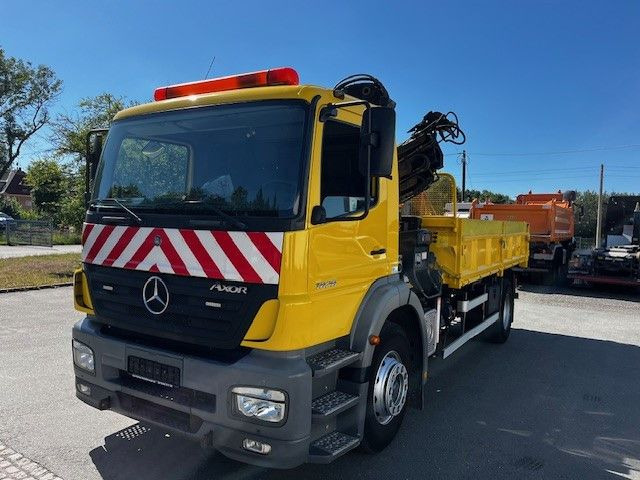 Mercedes-Benz Axor 1828 mit Kipper und Ladekran Top - Tipper, Crane truck: picture 5 Mercedes-Benz Axor 1828 mit Kipper und Ladekran Top - Tipper, Crane truck: picture 5