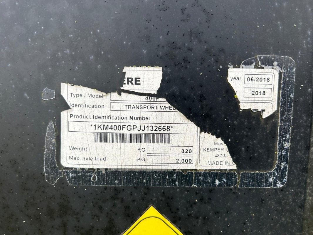 Kemper 400F Zusatzfahrwerk - Corn header: picture 3 Kemper 400F Zusatzfahrwerk - Corn header: picture 3