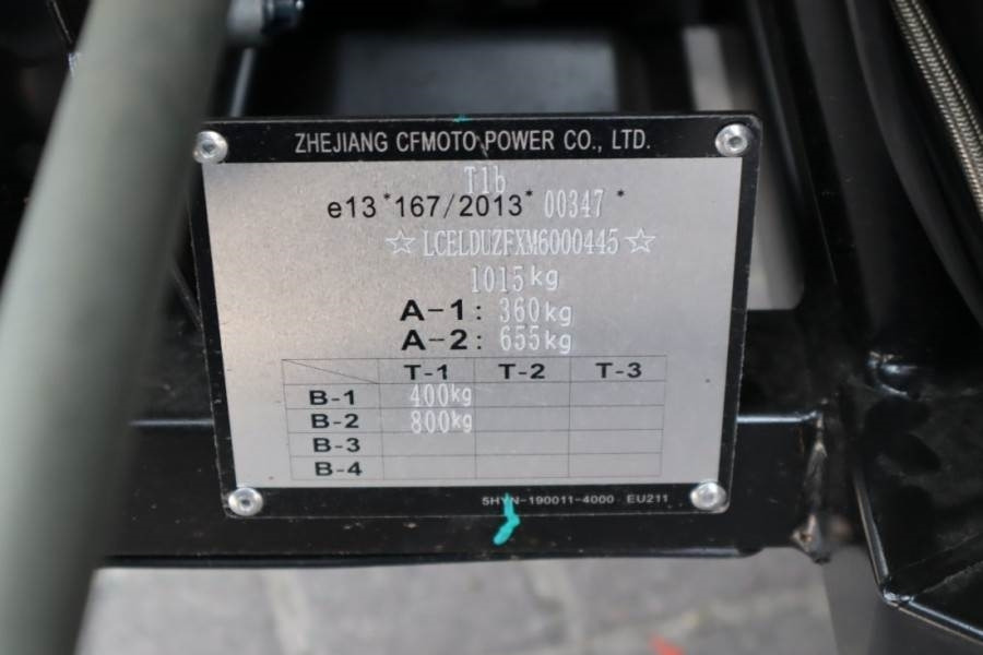 Side-by-side/ ATV CFMoto UFORCE 600 Valid Inspection, *Guarantee! Dutch Reg: picture 7