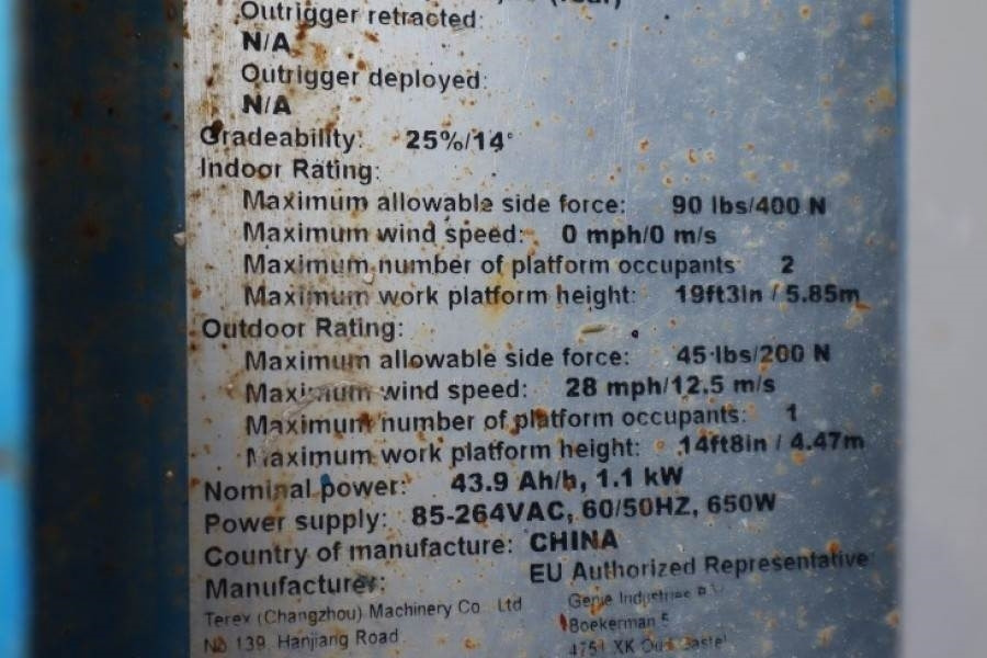 Genie GS1932 E-Drive Several In Stock, 8m Working Height - Scissor lift: picture 5 Genie GS1932 E-Drive Several In Stock, 8m Working Height - Scissor lift: picture 5