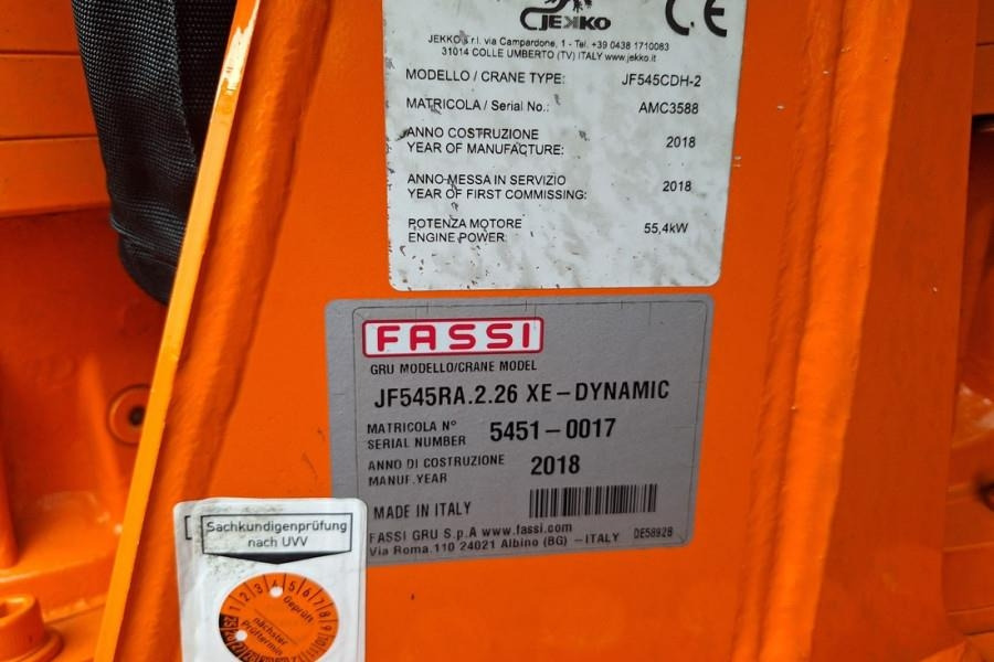 Crawler crane Jekko JF545CDH-2 Diesel/Electric powered, Remote Control: picture 6 Crawler crane Jekko JF545CDH-2 Diesel/Electric powered, Remote Control: picture 6