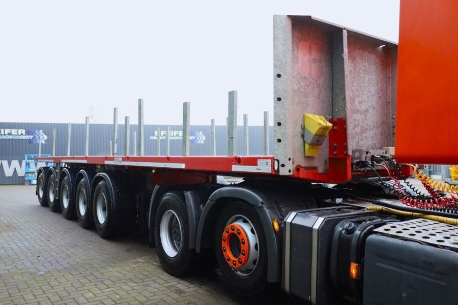 Dropside/ Flatbed semi-trailer MAX Trailer MAX410 The MAX410 with hydro-mechanical" steering: picture 7