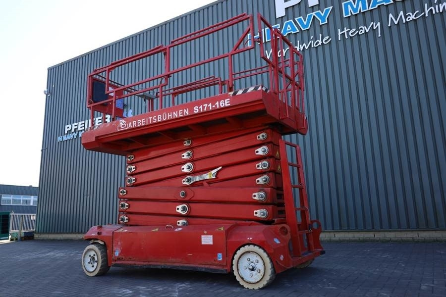 Scissor lift PB LIFT S171-16E Electric, 17.3m Working Height, 400k: picture 8