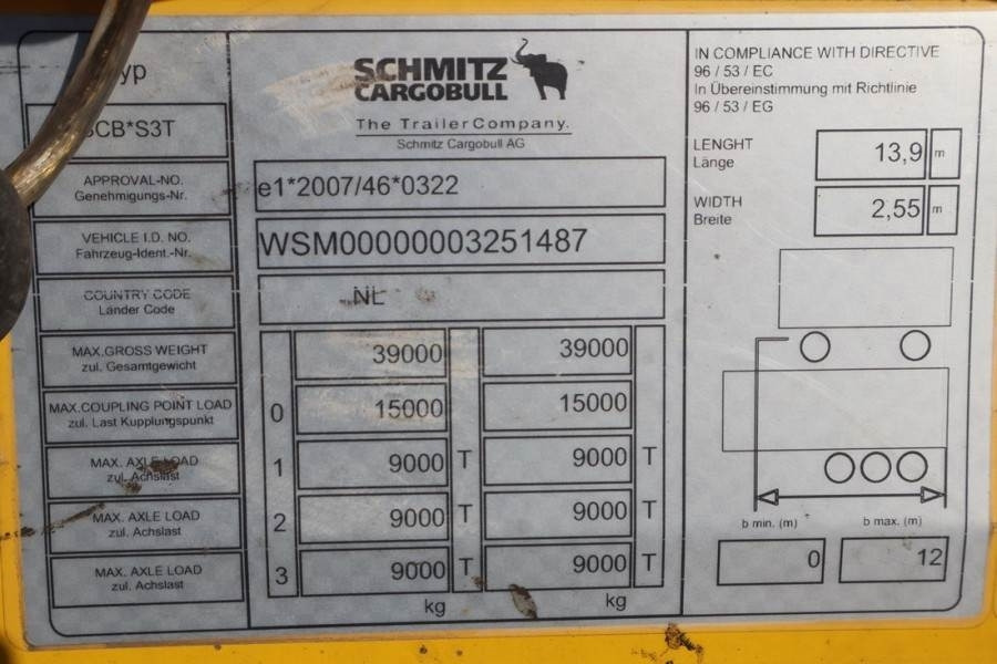 Leasing of Schmitz CARG SCB3ST CoC Documents, TuV Loading Certificate  Schmitz CARG SCB3ST CoC Documents, TuV Loading Certificate: picture 6