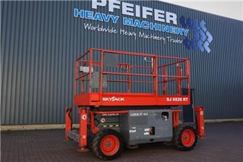 SkyJack SJ6826 Diesel, 4x4 Drive, 10m Working Height, 567k - Scissor lift: picture 1 SkyJack SJ6826 Diesel, 4x4 Drive, 10m Working Height, 567k - Scissor lift: picture 1