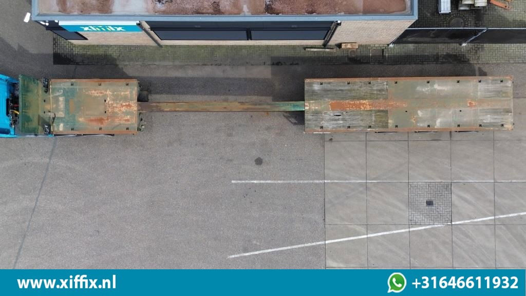 Broshuis 3-ass. Vlakke uitschuifbare Mega oplegger / 3x gestuurd - Dropside/ Flatbed semi-trailer: picture 3 Broshuis 3-ass. Vlakke uitschuifbare Mega oplegger / 3x gestuurd - Dropside/ Flatbed semi-trailer: picture 3