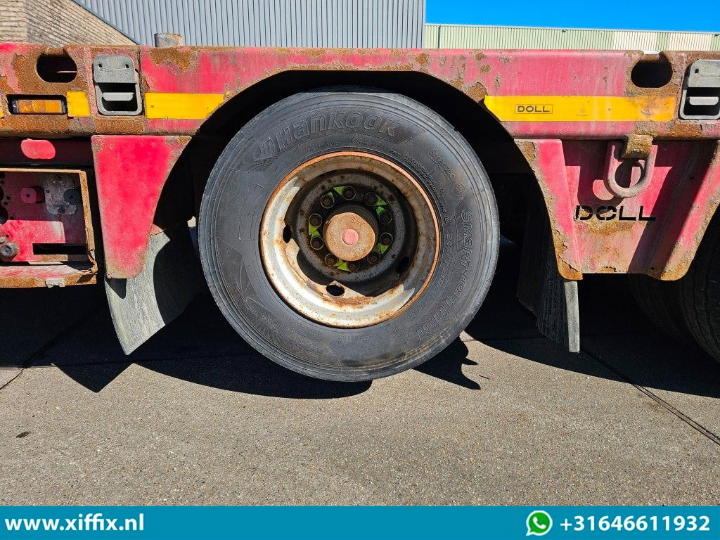 Low loader semi-trailer Doll 3-ass. Uitschuifbare Semi dieplader / 1x naloop gestuurd: picture 12