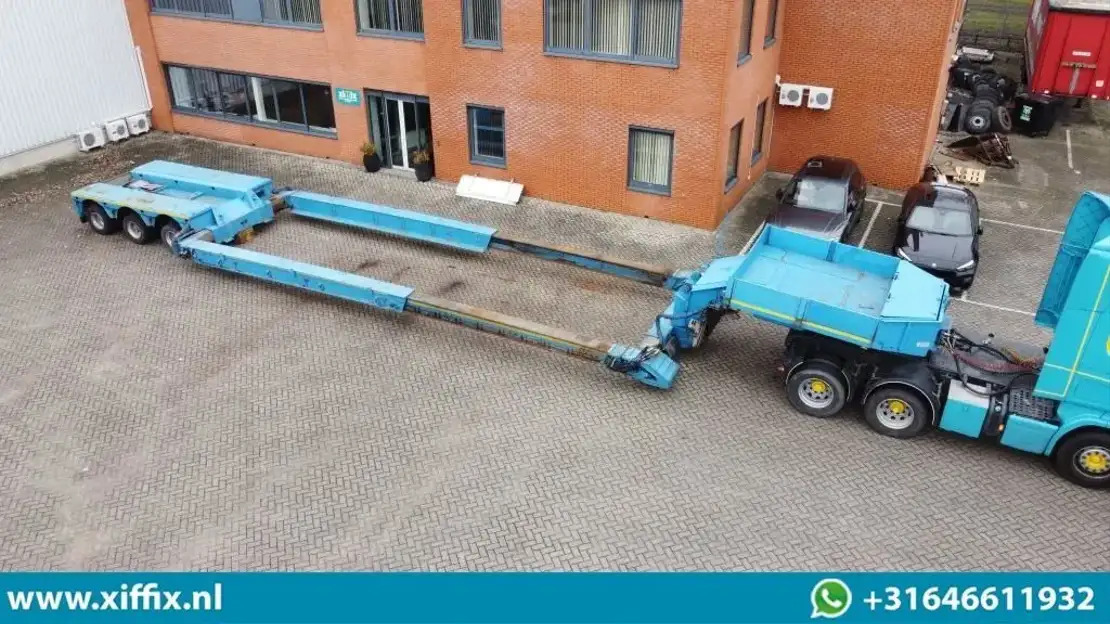 Faymonville 3-ass. Uitschuifbare dieplader met afneembare zwanenhals / Hydr. Vre - Low loader semi-trailer: picture 1 Faymonville 3-ass. Uitschuifbare dieplader met afneembare zwanenhals / Hydr. Vre - Low loader semi-trailer: picture 1