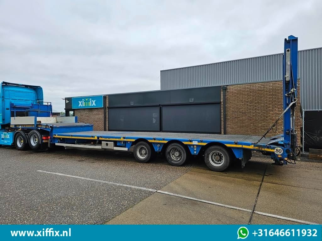 Low loader semi-trailer Faymonville TE Huur 3-ass. Semi dieplader met dubbele hydr. Kleppen en hydr. Ver: picture 6