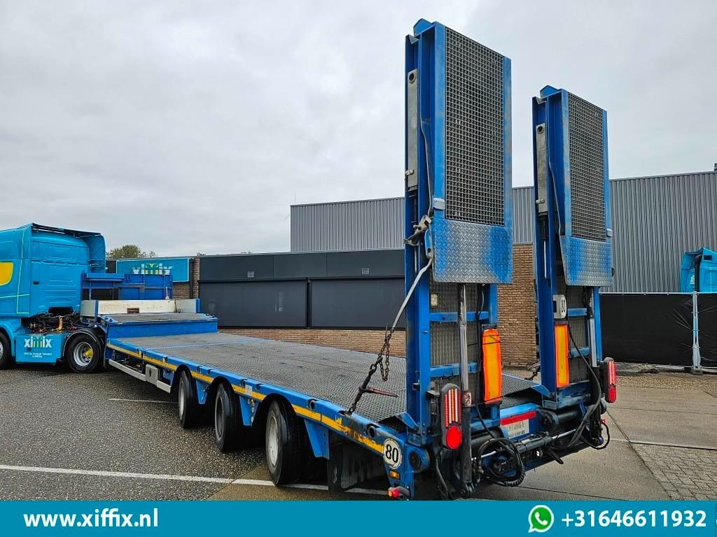 Faymonville TE Huur 3-ass. Semi dieplader met dubbele hydr. Kleppen en hydr. Ver - Low loader semi-trailer: picture 4 Faymonville TE Huur 3-ass. Semi dieplader met dubbele hydr. Kleppen en hydr. Ver - Low loader semi-trailer: picture 4