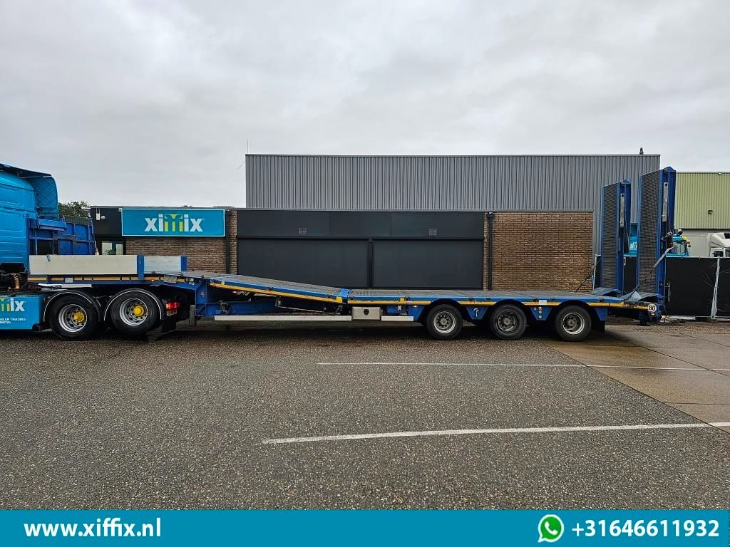 Low loader semi-trailer Faymonville TE Huur 3-ass. Semi dieplader met dubbele hydr. Kleppen en hydr. Ver: picture 12