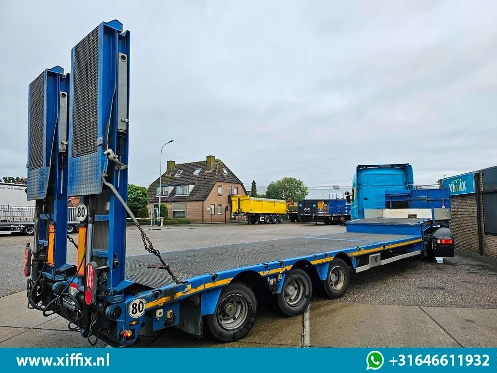Low loader semi-trailer Faymonville TE Huur 3-ass. Semi dieplader met dubbele hydr. Kleppen en hydr. Ver: picture 11