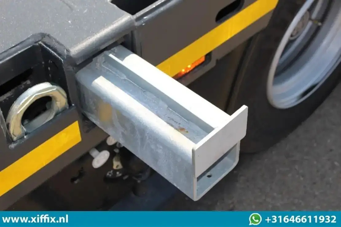 Low loader semi-trailer Goldhofer TE Huur 3-ass. Uitschuifbare semi dieplader / Naloop gestuurd: picture 12