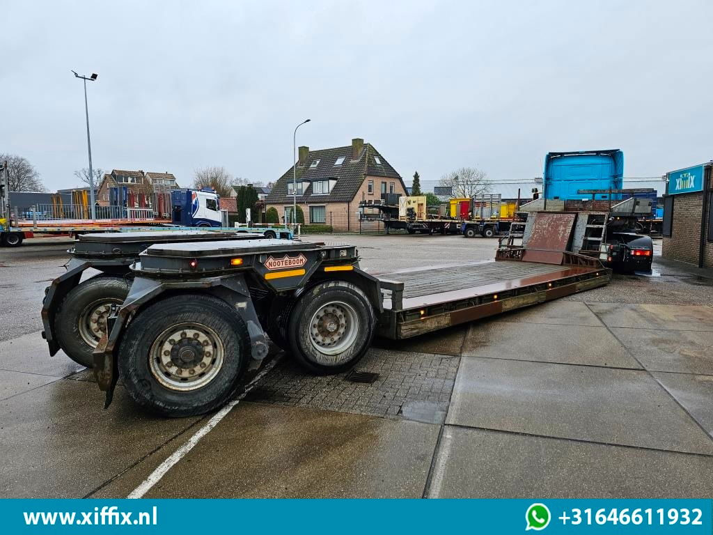 Low loader semi-trailer Nooteboom 2-ass. Dieplader met afneembare Nek / 16 Ton assen / 2x gestuurd: picture 8