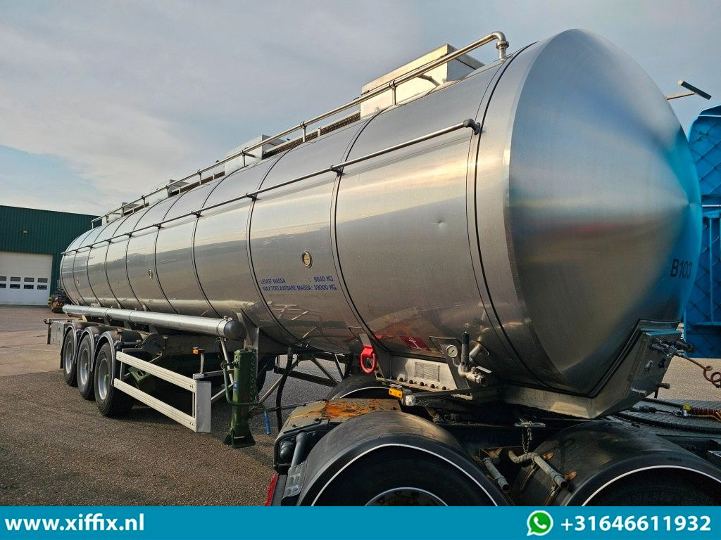 Parcisa 3-ass. Geisoleerde RVS tankoplegger / ADR / Chemie / 1 Compartiment - Tank semi-trailer: picture 4 Parcisa 3-ass. Geisoleerde RVS tankoplegger / ADR / Chemie / 1 Compartiment - Tank semi-trailer: picture 4