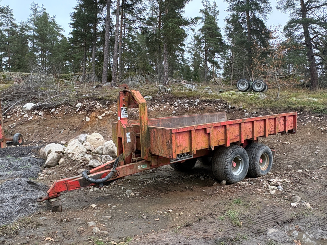 Bigab 10-14 - Roll-off/ Skip trailer: picture 1 Bigab 10-14 - Roll-off/ Skip trailer: picture 1