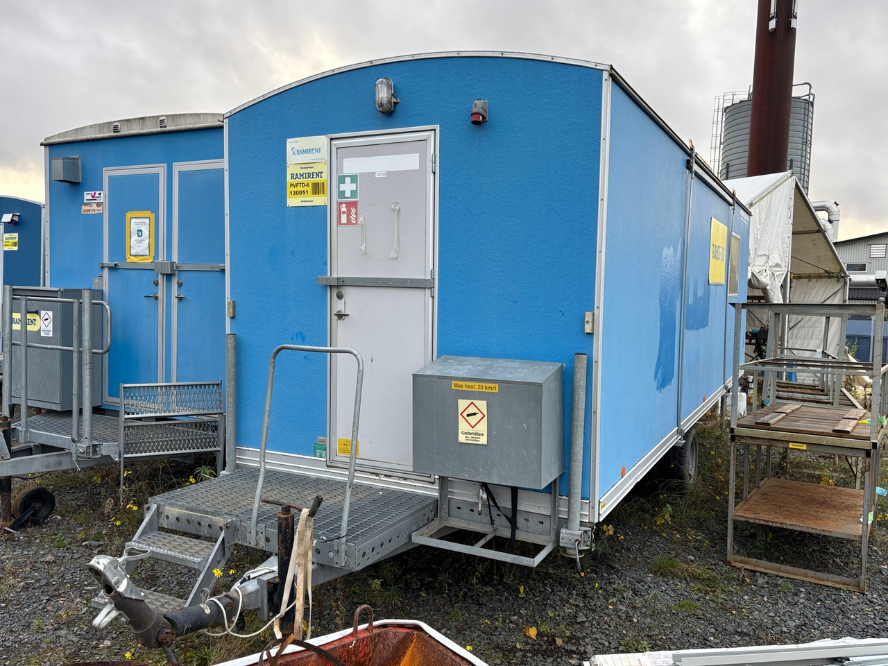 Norrlandsvagnar OMF6-30D - Construction container, Trailer: picture 1 Norrlandsvagnar OMF6-30D - Construction container, Trailer: picture 1