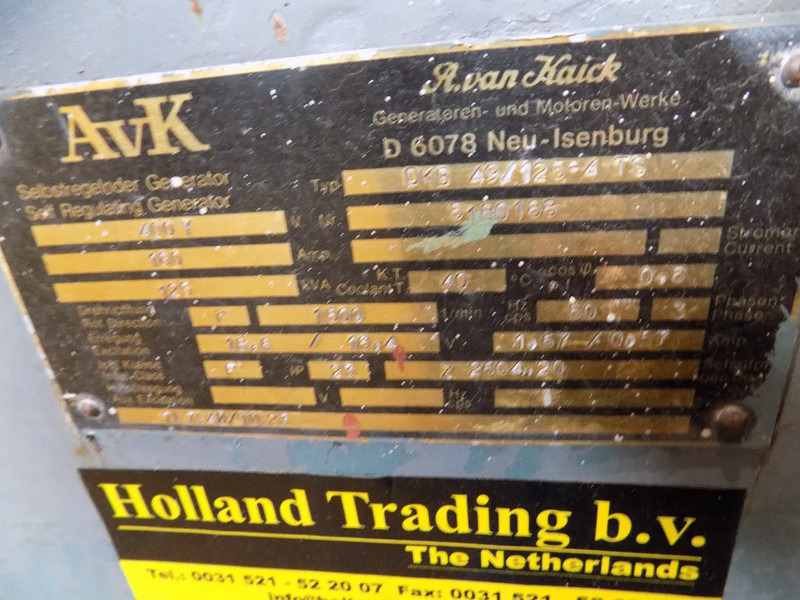 MAN generator 120 kva - Generator set: picture 5 MAN generator 120 kva - Generator set: picture 5