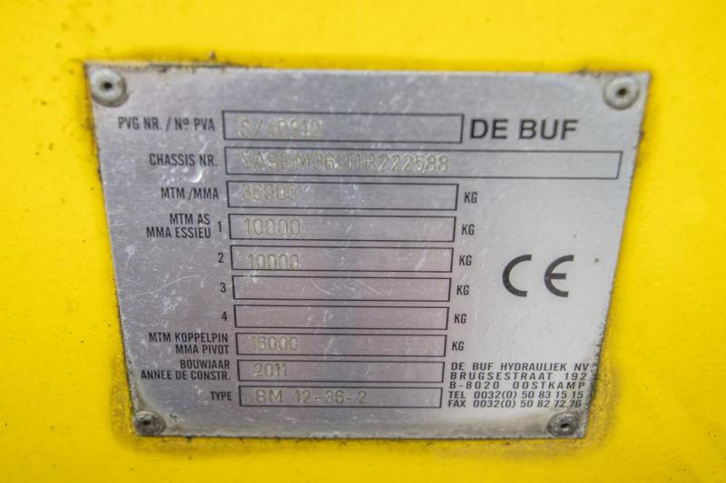 Concrete mixer semi-trailer DE BUF BETON MIXER/MALAXEUR/MISCHER-12M3: picture 9 Concrete mixer semi-trailer DE BUF BETON MIXER/MALAXEUR/MISCHER-12M3: picture 9