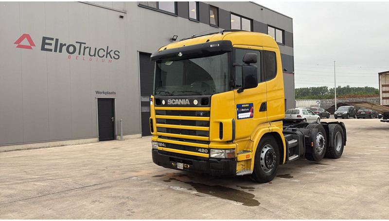 Scania 124-420 (6X2 / 8 TYRES / ORIGINAL TRACTOR UNIT / FRONT STEEL) - Tractor unit: picture 1 Scania 124-420 (6X2 / 8 TYRES / ORIGINAL TRACTOR UNIT / FRONT STEEL) - Tractor unit: picture 1