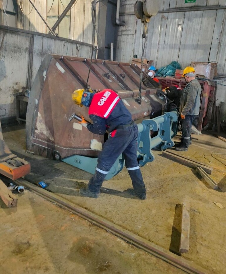 Hyundai HL760 High Dump Bucket(High Tip) - Loader bucket: picture 5 Hyundai HL760 High Dump Bucket(High Tip) - Loader bucket: picture 5