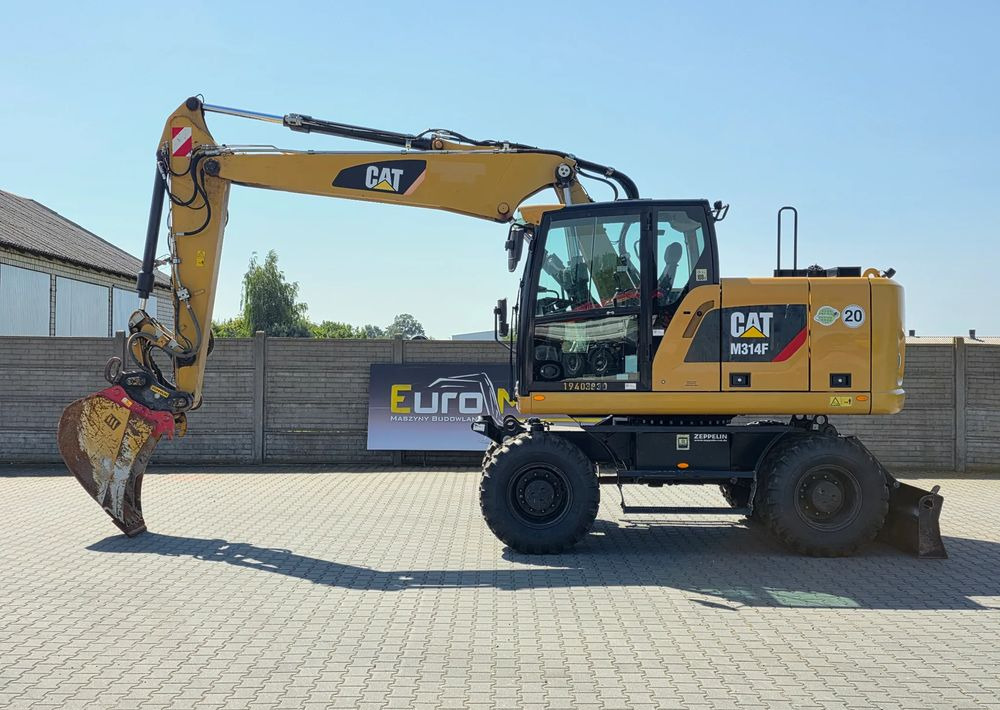Caterpillar M314F, 2019 ROK, 3300 MTH, OIL QUICK OQ 65 - Wheel excavator: picture 2 Caterpillar M314F, 2019 ROK, 3300 MTH, OIL QUICK OQ 65 - Wheel excavator: picture 2