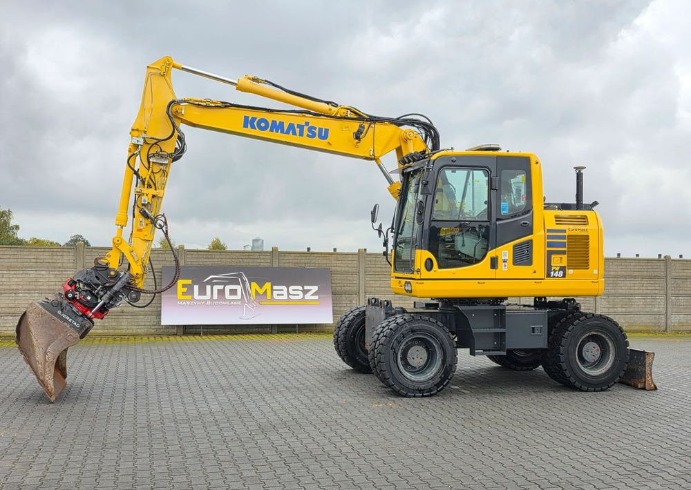 Komatsu PW 148-10, 2016 ROK, SYSTEM LEICA 3D - Wheel excavator: picture 1 Komatsu PW 148-10, 2016 ROK, SYSTEM LEICA 3D - Wheel excavator: picture 1