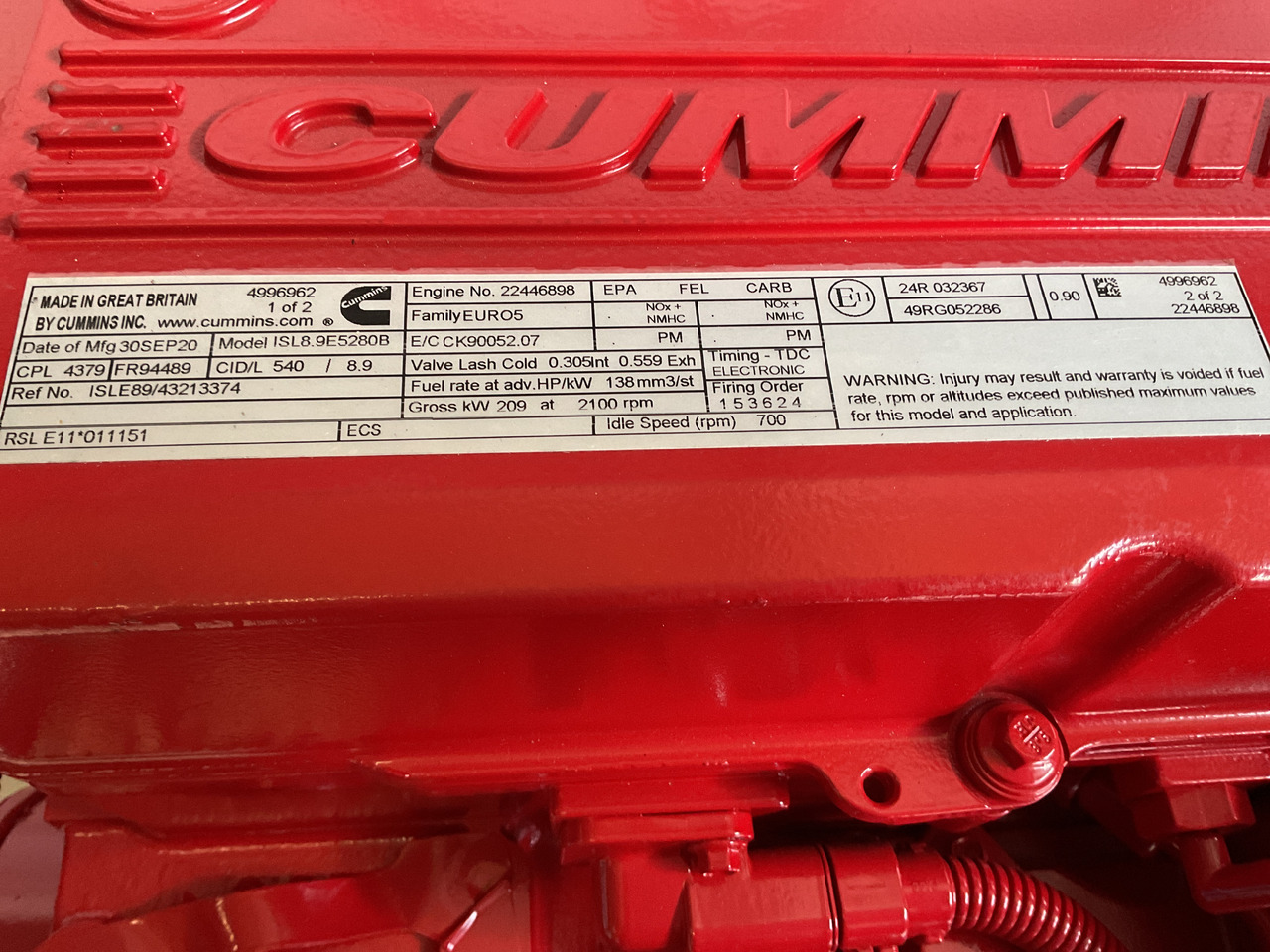 Cummins ISL 8.9 - Engine: picture 3 Cummins ISL 8.9 - Engine: picture 3