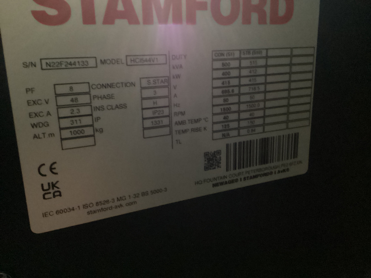Volvo TAD1651-GE, 515KVA generatorset Brand new. (1) - Generator set: picture 5 Volvo TAD1651-GE, 515KVA generatorset Brand new. (1) - Generator set: picture 5