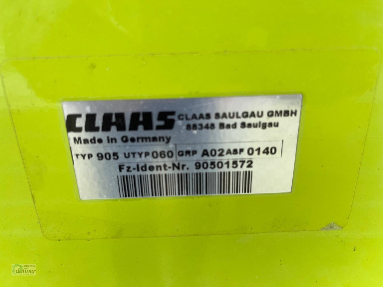 CLAAS PU 300 HD L Pro - Forage harvester attachment: picture 4 CLAAS PU 300 HD L Pro - Forage harvester attachment: picture 4