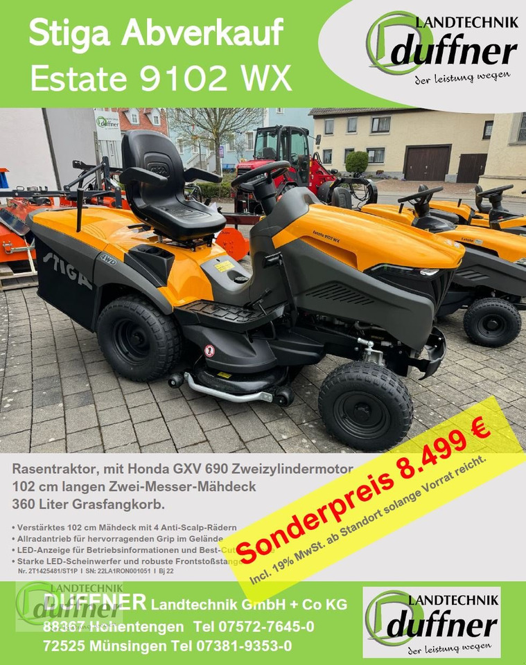 Stiga Estate 9102 WX Allrad - Garden mower: picture 2 Stiga Estate 9102 WX Allrad - Garden mower: picture 2