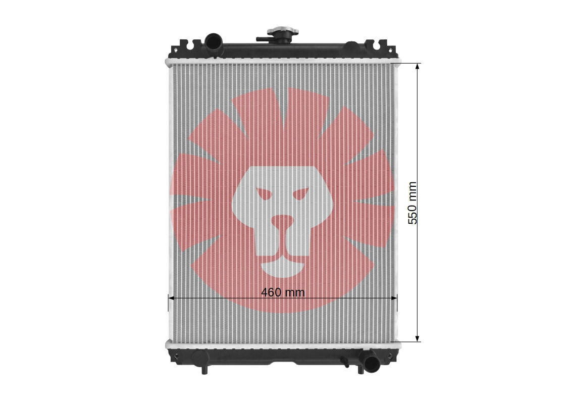 CASE CX55B - Radiator for Mini excavator: picture 3 CASE CX55B - Radiator for Mini excavator: picture 3