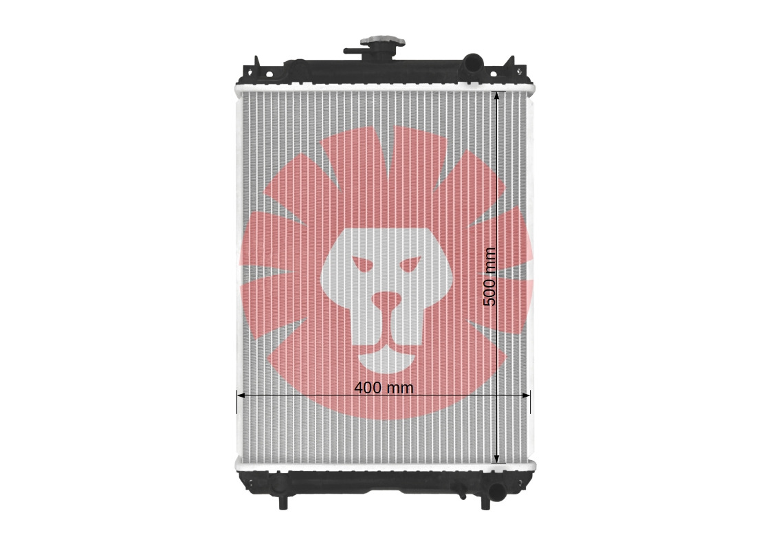 CATERPILLAR 303.5E2 CR 303.5E 304E2 CR 303.5E2 303E CR 304E 303ECR - Radiator for Mini excavator: picture 3 CATERPILLAR 303.5E2 CR 303.5E 304E2 CR 303.5E2 303E CR 304E 303ECR - Radiator for Mini excavator: picture 3