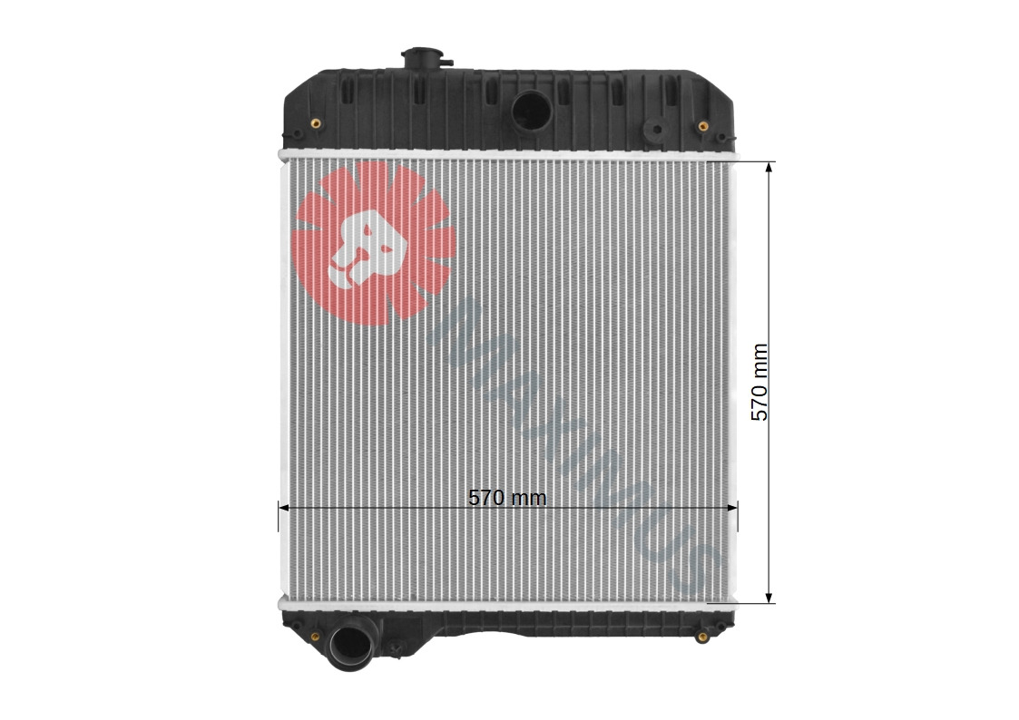CATERPILLAR 426C , 428C , 428D , 430D , 432D , 436C , 438C , 438D , 442D , 416C , 416D , 420D , 424D - Radiator for Backhoe loader: picture 3 CATERPILLAR 426C , 428C , 428D , 430D , 432D , 436C , 438C , 438D , 442D , 416C , 416D , 420D , 424D - Radiator for Backhoe loader: picture 3