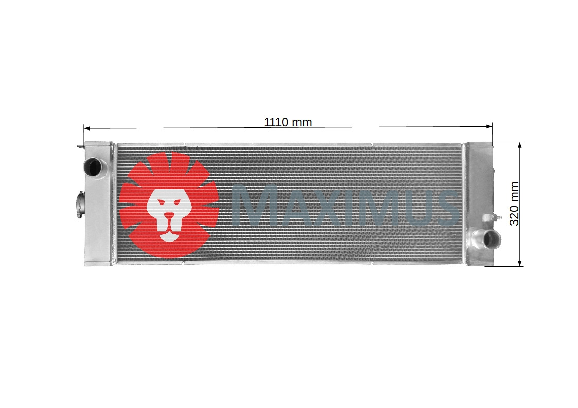 KOMATSU KOMATSU PC200 PC230 PC210 PC218 - Radiator for Excavator: picture 3 KOMATSU KOMATSU PC200 PC230 PC210 PC218 - Radiator for Excavator: picture 3