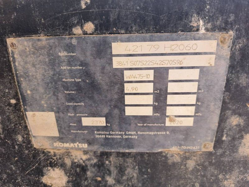 Leasing of Komatsu WA475-10E0 Komatsu WA475-10E0: picture 12