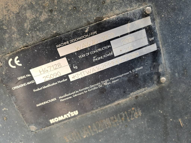 Leasing of Komatsu WA475-10E0 Komatsu WA475-10E0: picture 17