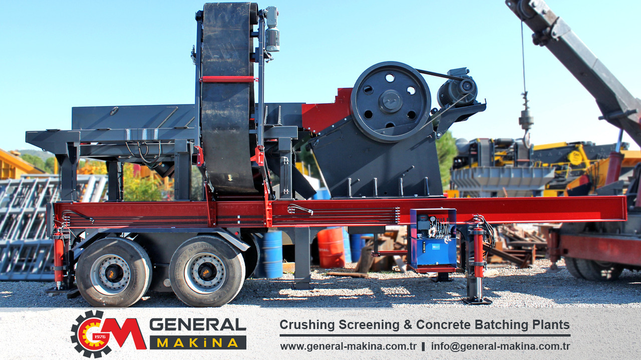 GENERAL MAKİNA Semi Mobile Crushing Plant - Jaw crusher: picture 3 GENERAL MAKİNA Semi Mobile Crushing Plant - Jaw crusher: picture 3