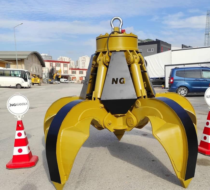 LIEBHERR ORANGE PEEL SCRAP GRABS - Grapple for Excavator: picture 5 LIEBHERR ORANGE PEEL SCRAP GRABS - Grapple for Excavator: picture 5