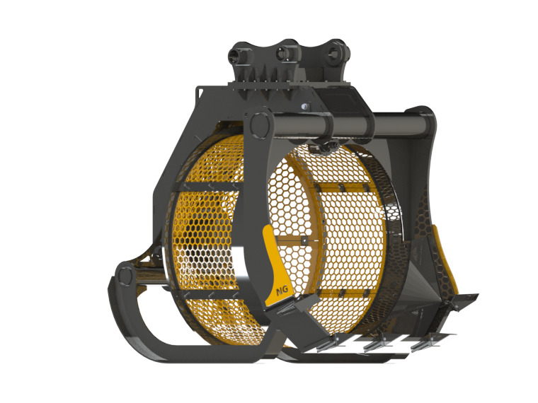 ROTARY SCREENING BUCKETS - NG ATTACHMENTS - Bucket for Excavator: picture 1 ROTARY SCREENING BUCKETS - NG ATTACHMENTS - Bucket for Excavator: picture 1