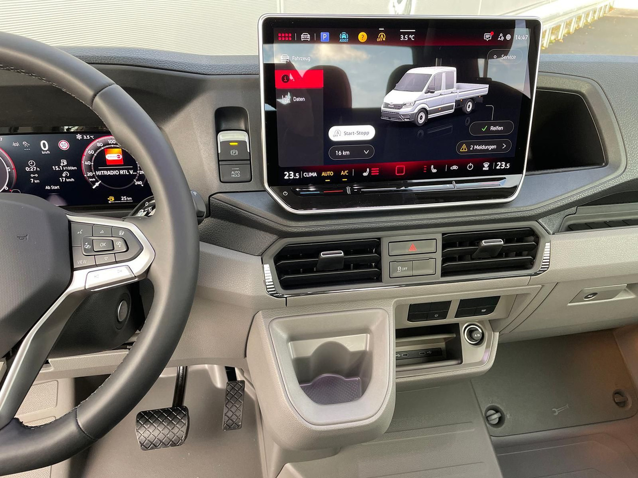 Flatbed van, Combi van MAN TGE 3.180 Pritsche DOKA MR STANDHZ AHK KAMERA: picture 14