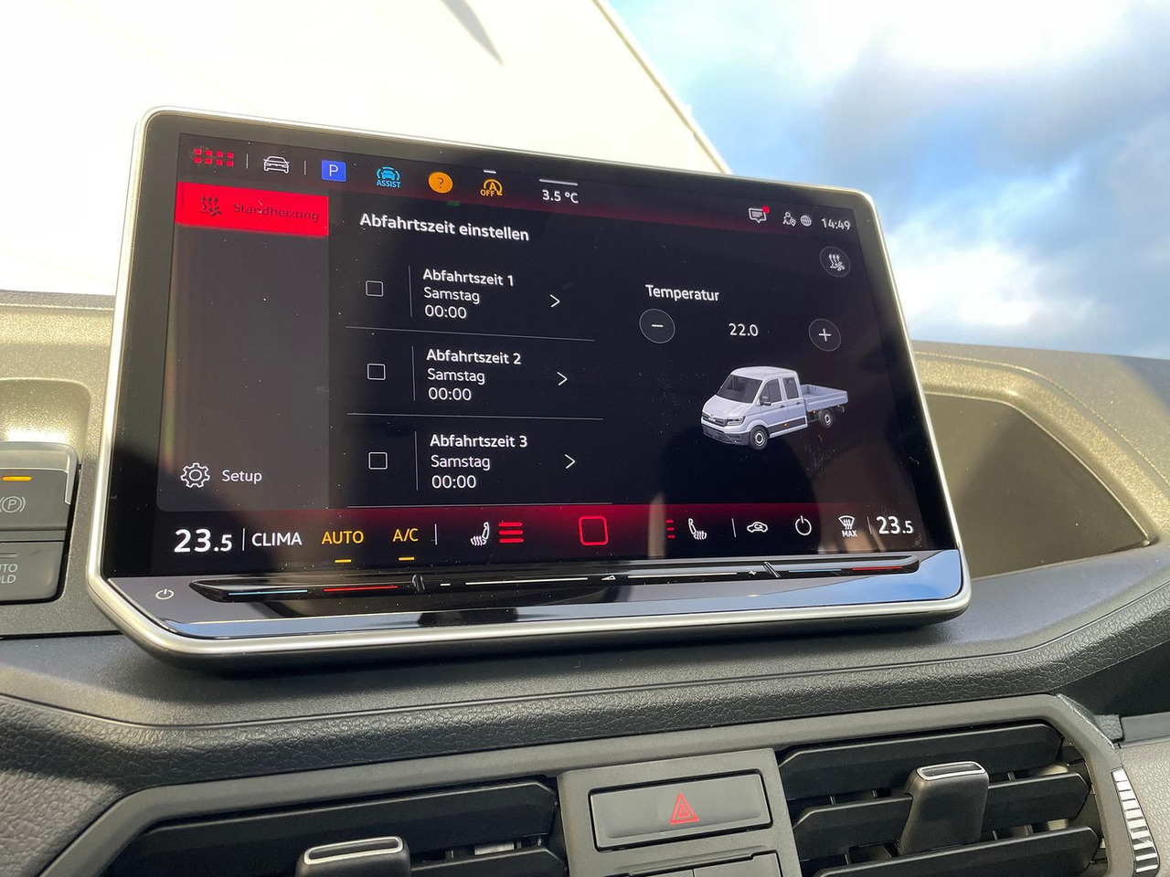 Flatbed van, Combi van MAN TGE 3.180 Pritsche DOKA MR STANDHZ AHK KAMERA: picture 21