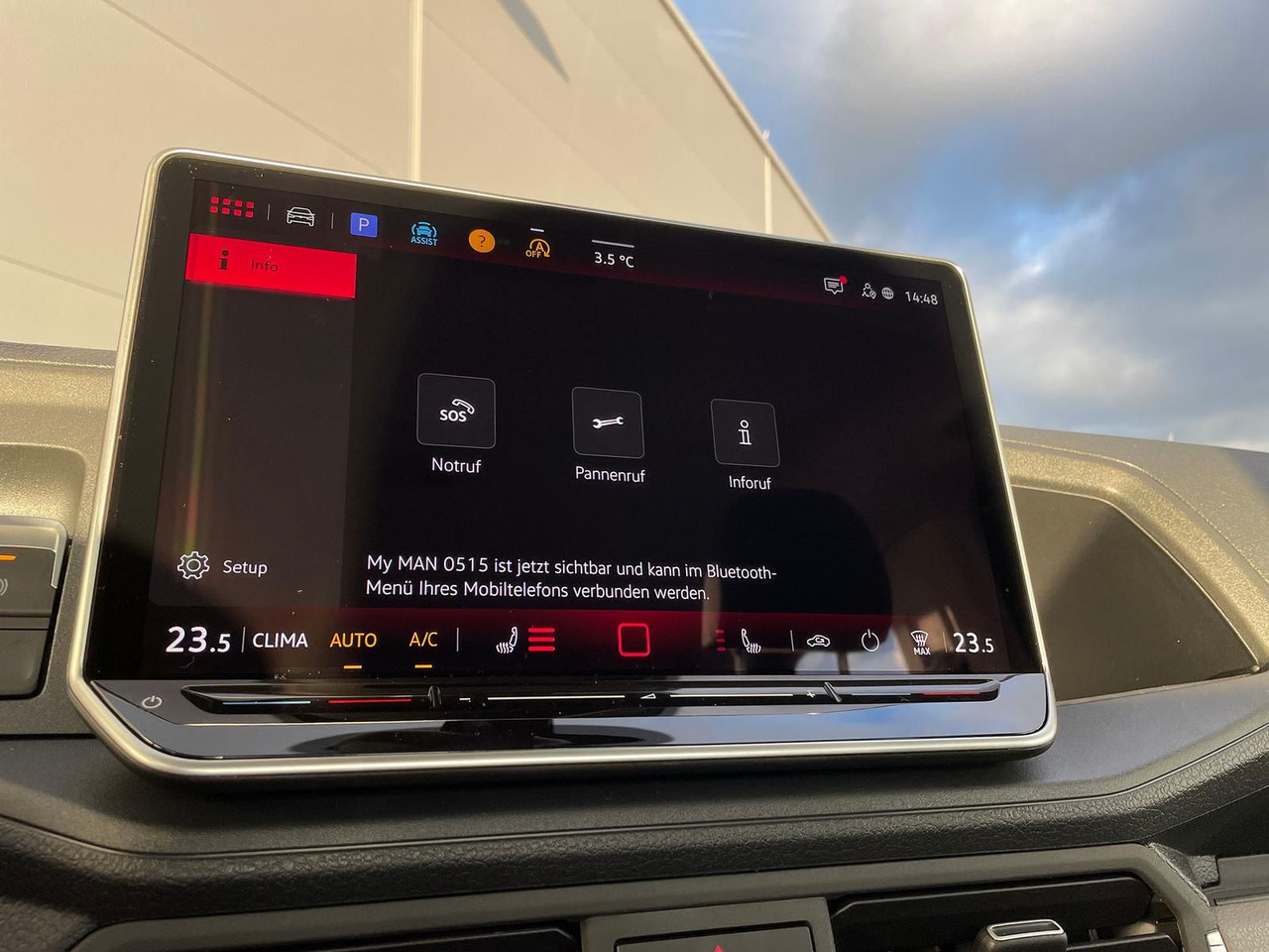 Flatbed van, Combi van MAN TGE 3.180 Pritsche DOKA MR STANDHZ AHK KAMERA: picture 17