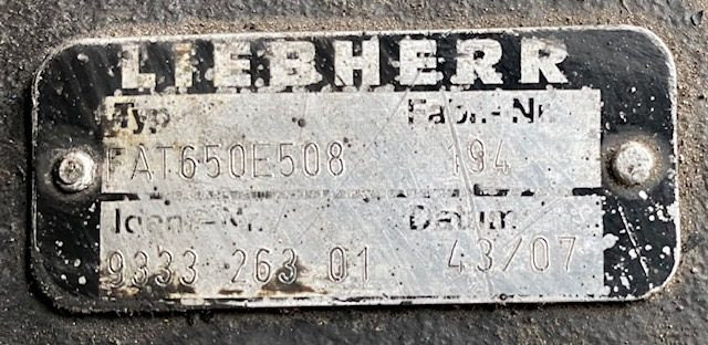 Liebherr Fahrantrieb FAT650E508. ID-Nr.933326301 - ID-Nr.90006861. PR754-990, RL64-1127, LU1050J-1014. #933326301.0194# - Final drive for Construction machinery: picture 3 Liebherr Fahrantrieb FAT650E508. ID-Nr.933326301 - ID-Nr.90006861. PR754-990, RL64-1127, LU1050J-1014. #933326301.0194# - Final drive for Construction machinery: picture 3